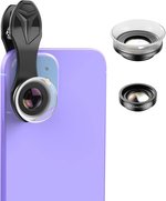 APEXEL 2-in-1 Phone Lens Kit (10x Macro + Wide Angle)